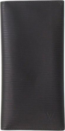 Louis Vuitton Black Epi Leather Long Bill Wallet (Bi-Fold) (Pre-Owned)