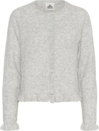 Karen by Simonsen KBNoabelle Cardigan - Dames - Vesten - Grijs - M - Truien & Vesten