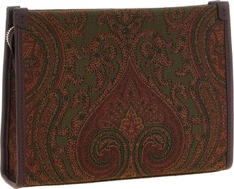 Etro Paisley Jacquard Clutch - Multicolor