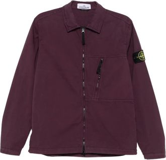Stone Island Camicia con zip - Rosso