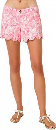 Lilly Pulitzer Womens Buttercup Stretch Short In Lil Rosanna Confetti Pink