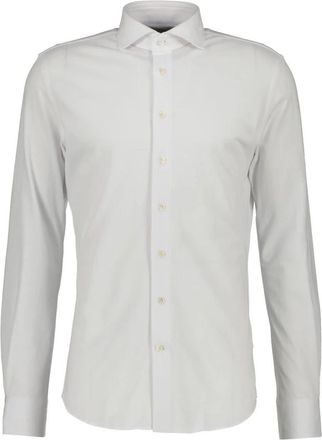 Profuomo Formal Shirts - Heren - Zakelijke Overhemden - Wit - 5XL - Overhemden