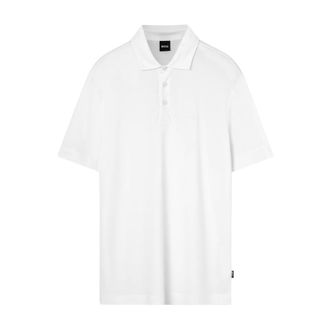 HUGO BOSS Heren, Tops, Wit, Maat: 3XL Katoen