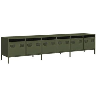 Berkfield Home TV Cabinet Olive Green 202x39x43.5 cm Cold-rolled Steel