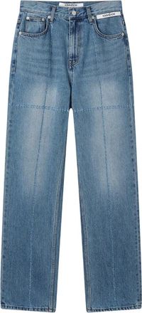 Kimhekim Jeans con design a inserti - Blu