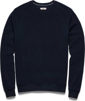 Surfside Supply Co. Butch Fuzzy Fleece Crewneck in Navy Blazer at Nordstrom, Size X-Large