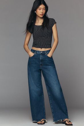 Frame Denim The Bow High-Rise Tapered Jeans