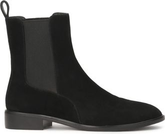 Kazar Zwarte su&egrave;de Chelsea laarzen - Dames - Chelseaboots - Zwart - 40 EU - Su&egrave;de - Schoenen