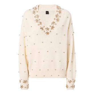 Pinko Pinko, Truien & Vesten, Dames, Wit, 2Xs, T-Shirts