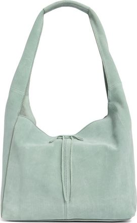 Lucky Brand Clem Leather Hobo Bag in Sage Crystal Soft Cow Suede Le at Nordstrom Rack