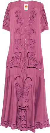 Farm Rio Floral Button Maxi Dress