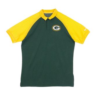Nike NFL Logo Raglan Polo - Heren - Fitness - Groen - M - Fitness