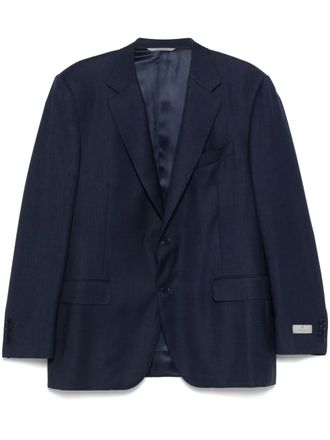 Canali wool blazer - Blue