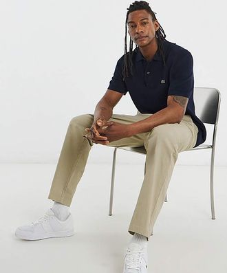 Lacoste Short Sleeve Knitted Polo