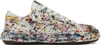 Miharayasuhiro Sneakers con effetto vernice - Bianco