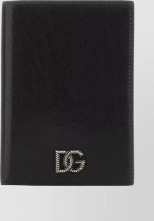 Dolce & Gabbana calf leather passport holder
