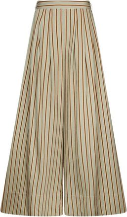 Liu Jo Pantalones de pierna ancha - Trousers - Mujer - Verde - L