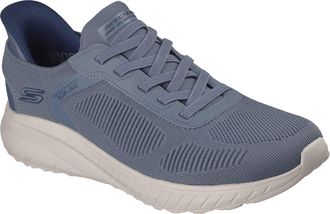 Skechers BOBS Sport Squad Chaos Solid Step Textiel Heren Slate Sneakers