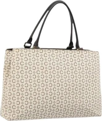 Celine Pre-owned Vintage Tote Bag - Dames - Vintage Shopper - Beige - ONE Size - Leer - Vintage