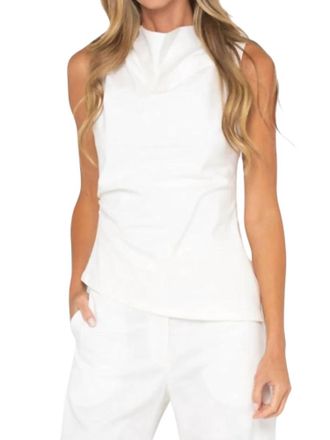 Just Bee Queen Caden Top In Off White