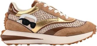 Karl Lagerfeld Zone Sneakers - Dames - Schoenen - Bruin - Maat: 39 EU Leer
