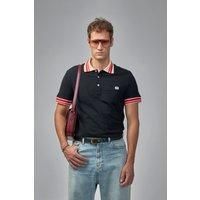 Valentino Cotton Piqu&eacute; Polo Shirt With VLogo Patch