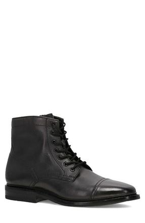 Frye Paul Lace-Up Boot in Black at Nordstrom, Size 10.5