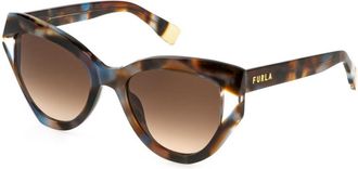 Furla SFU886V 09UV Womens Sunglasses Tortoiseshell Size 54