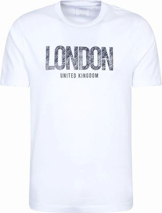Mountain Warehouse Mens Mountain Warehouse Mens London Short-Sleeved T-Shirt - White - Size: 34