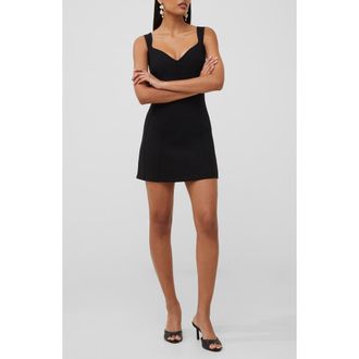 French Connection Ruth Whisper A-Line Minidress in Blackout at Nordstrom, Size 10