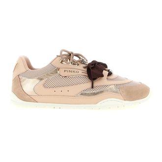 Pinko Pinko, Schoenen, Dames, Roze, 38 EU, Leer, Yulia 01 Sneakers