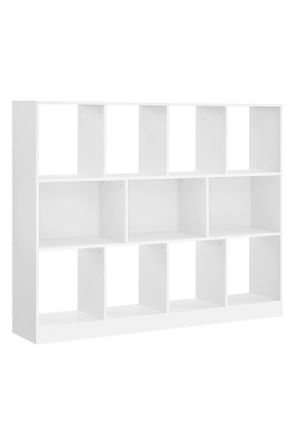 Boxxx Standregal, Wei&szlig;, Holzwerkstoff, 12 F&auml;cher, 126x100x30 cm, stehend, B&uuml;rom&ouml;bel, B&uuml;rom&ouml;bel-Sets & B&uuml;rom&ouml;bel-Serien, B&uuml;rom&ouml;belserien