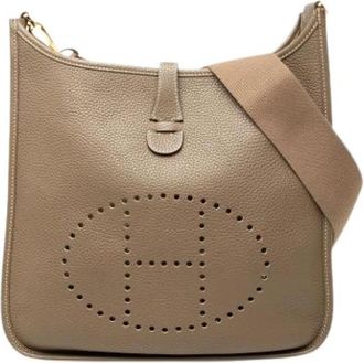 Herm&egrave;s Pre-owned Evelyne III Cross Body Bag - Dames - Vintage Schoudertas - Bruin - ONE Size - Leer - Vintage
