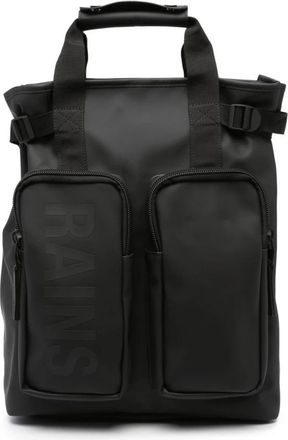 Rains Texel Tote Rugzak - Heren - Rugzakken - Zwart - ONE Size - Polyester - Tassen