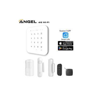 OEM Antifurto Domestico Angel 4g Wi-fi Kit Completo