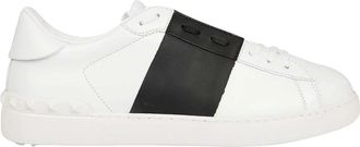 Valentino Garavani Classic Open Sneaker - Heren - Sneakers - Wit - 41 EU - Leer - Schoenen
