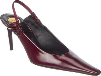 Saint Laurent Anne Marie Leather Slingback Pump