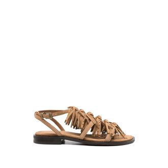 Ash Flat Sandals, female, Brown, Size: 10 US Panic Low Sandals
