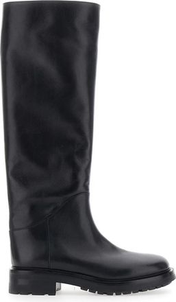 Strategia Marengo Hoge Laars - Dames - Hoge Laarzen - Zwart - 39 EU - Leer - Schoenen