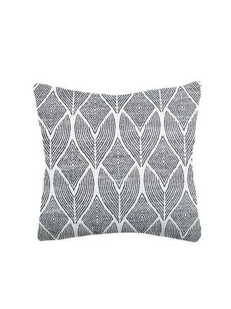 Anaya with Love Cool Tropics Indoor Outdoor Pillow in Black at Nordstrom, Size 2Ft 0In X 2Ft 0In