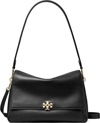 Tory Burch Charlie Schoudertas - Dames - Schoudertassen - Zwart - ONE Size - Leer - Tassen