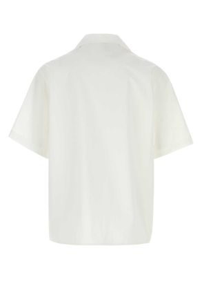 Valentino Garavani Mens White Poplin Shirt Bianco Cotton Camicie