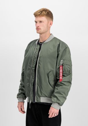 Alpha Industries Bomberjacke ALPHA INDUSTRIES MA-1 CS, Herren, Gr. XXL, gr&uuml;n (vintage gr&uuml;n), Obermaterial: 100% Nylon; Futter: 100% Nylon; F&uuml;llung: 100% Polyester, Jac