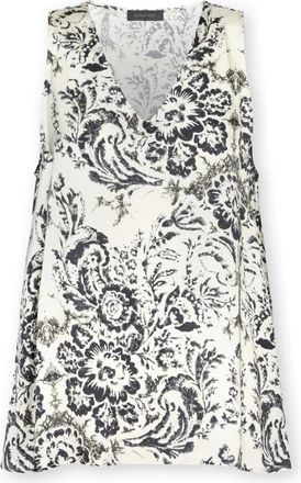 Elena Miro Sleeveless Tops - Dames - Tops zonder mouwen - Zwart - L - Satijn - Tops
