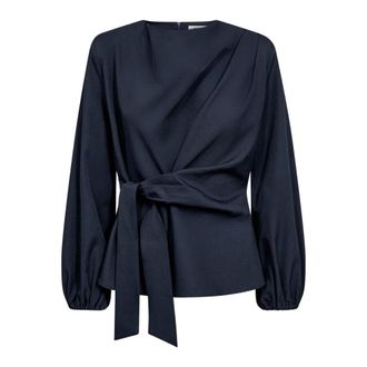Co'Couture Blusa - Blouses & Shirts - Mujer - Azul - XL
