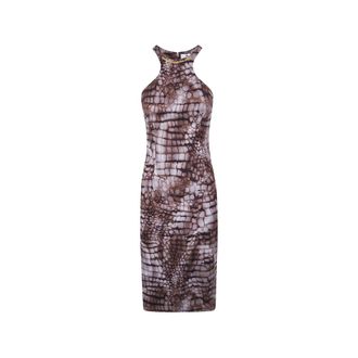 Elisabetta Franchi Animal-print Midi Dress