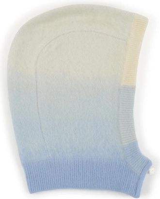 Casablanca Gradient Fluffy Balaclava - Dames - Hoeden - Blauw - ONE Size - Accessoires