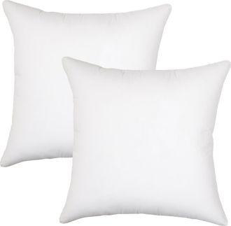 Allied Home Big Lofty 2-Piece Overfilled Decorative Sham Pillow Set in White at Nordstrom Rack