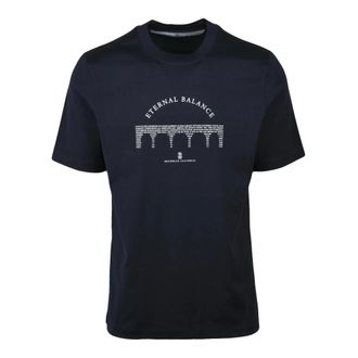 Brunello Cucinelli Brunello Cucinelli, T-Shirts, male, Blue, Size: M T-Shirt