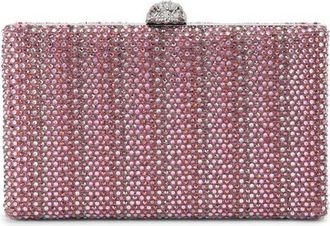 Kurt Geiger Kensington Crystal Frame Clutch in Open Pink at Nordstrom